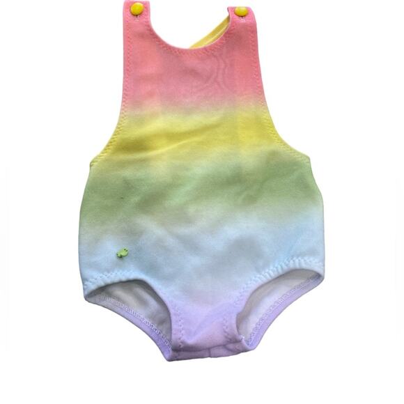 VINTAGE CARTER’s Rainbow one piece swimming bathing suit size 18-24 months - Picture 1 of 9